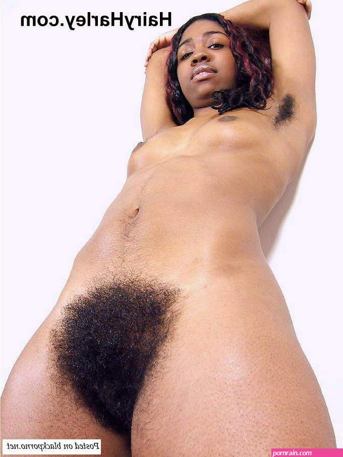 chubby hairy naked black photo