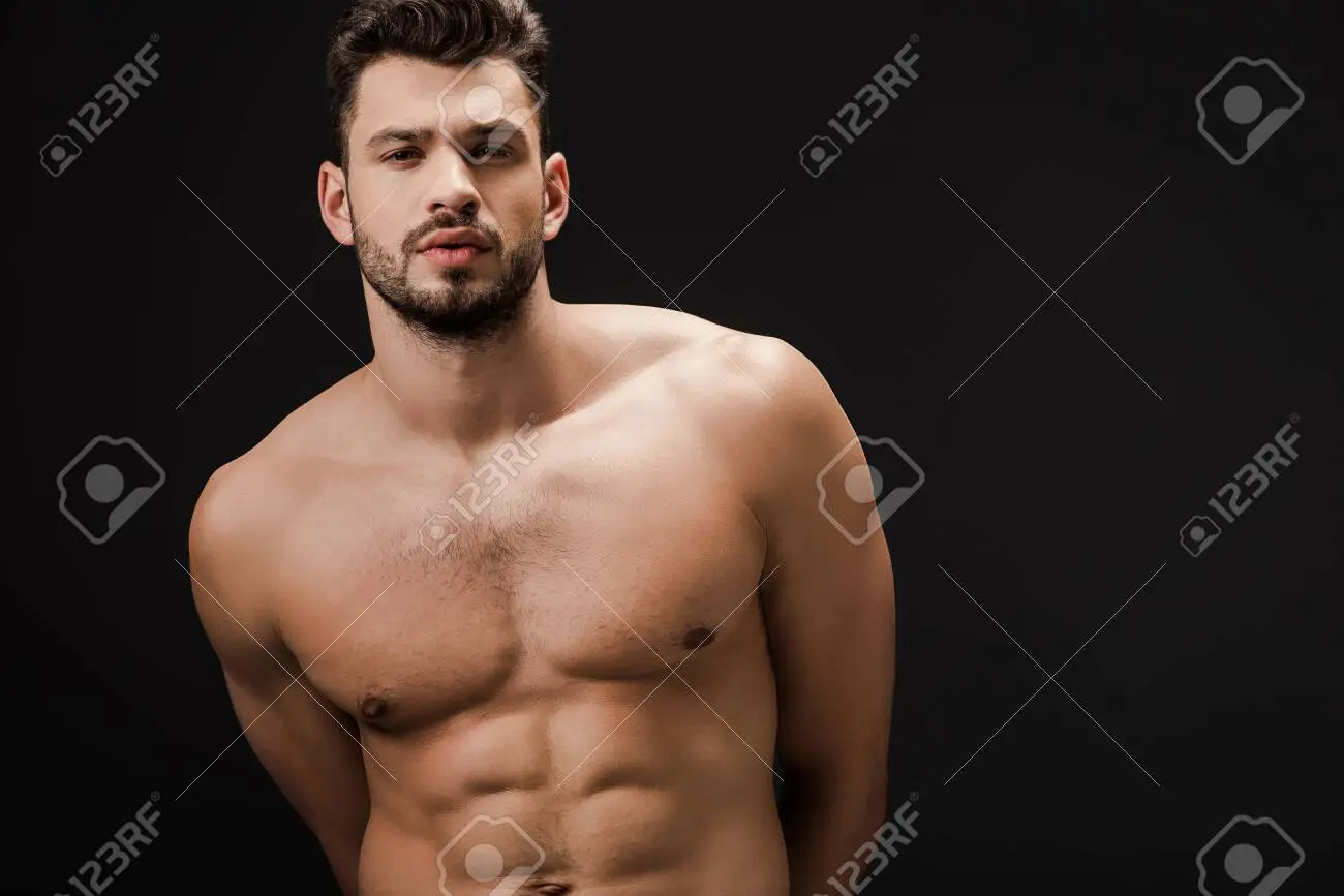 naked men sexy black