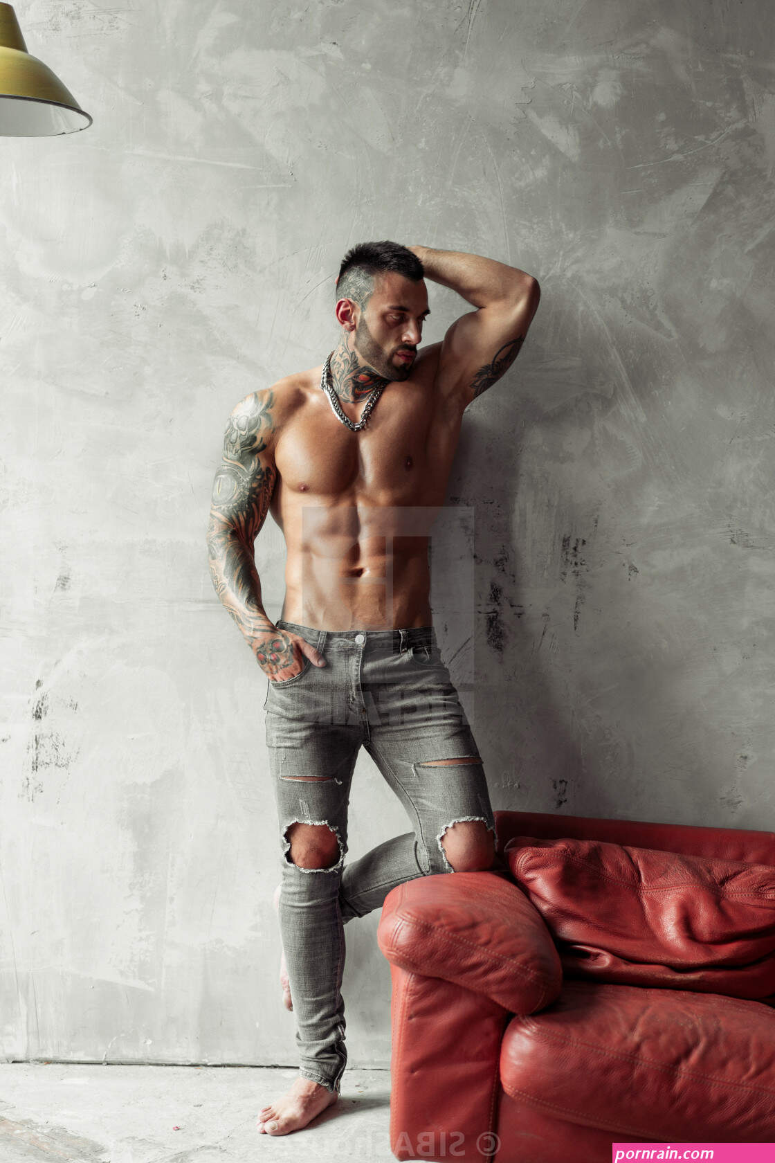 naked men sexy black