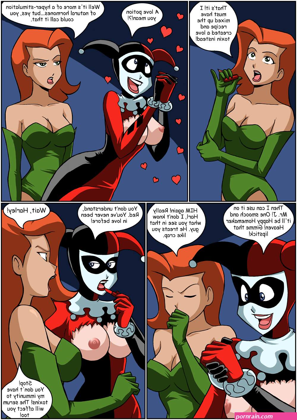 harley quinn x poison ivy porn comic | PORNrain.com