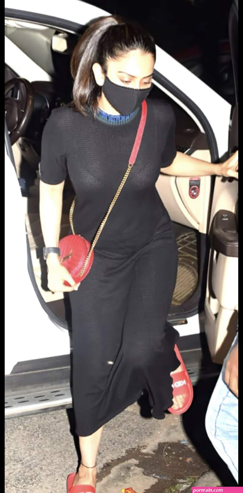 exposed in transparent dress hot photos rakul