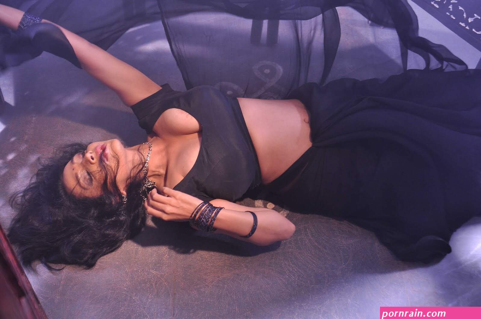 exposed in transparent dress hot photos rakul