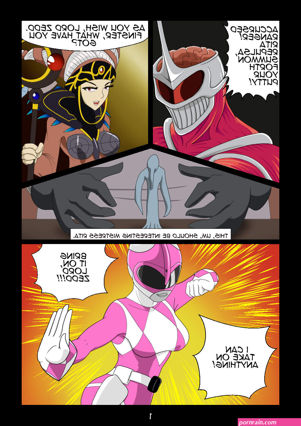 yellow ranger hentai comics