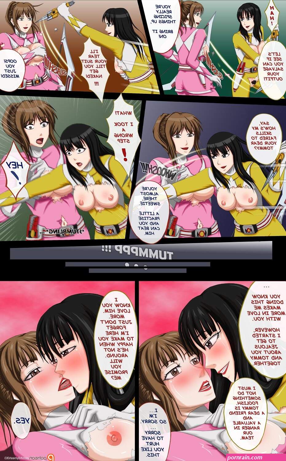 yellow ranger hentai comics