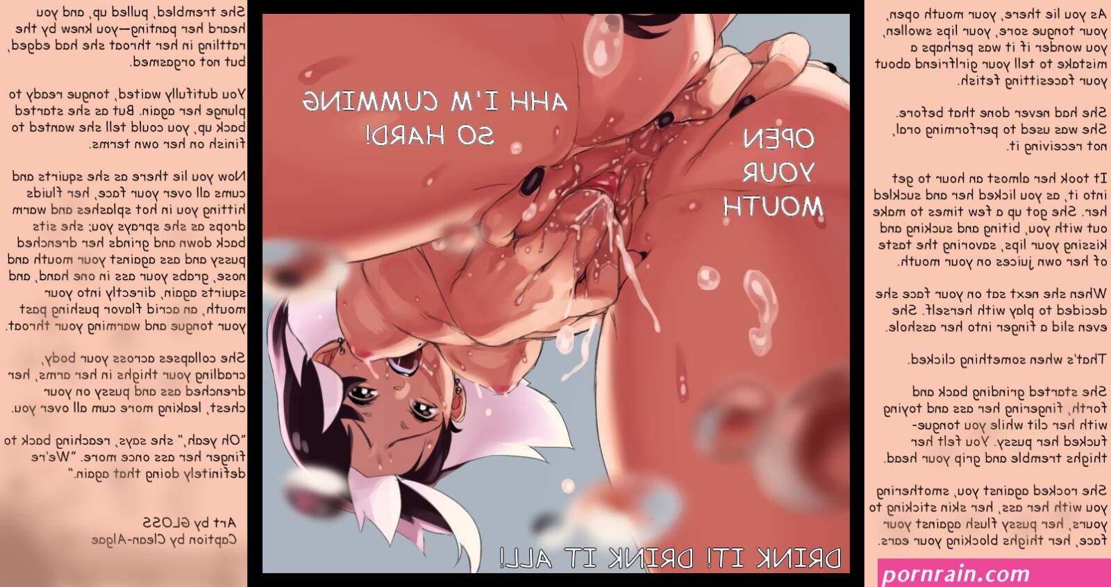 facesitting caption hentai