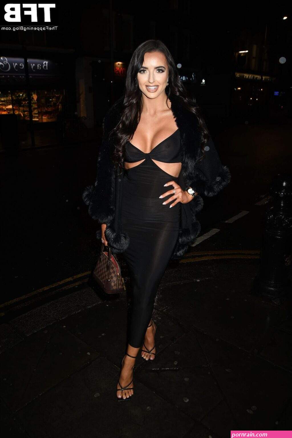 amy day flaunts her sexy tits in london
