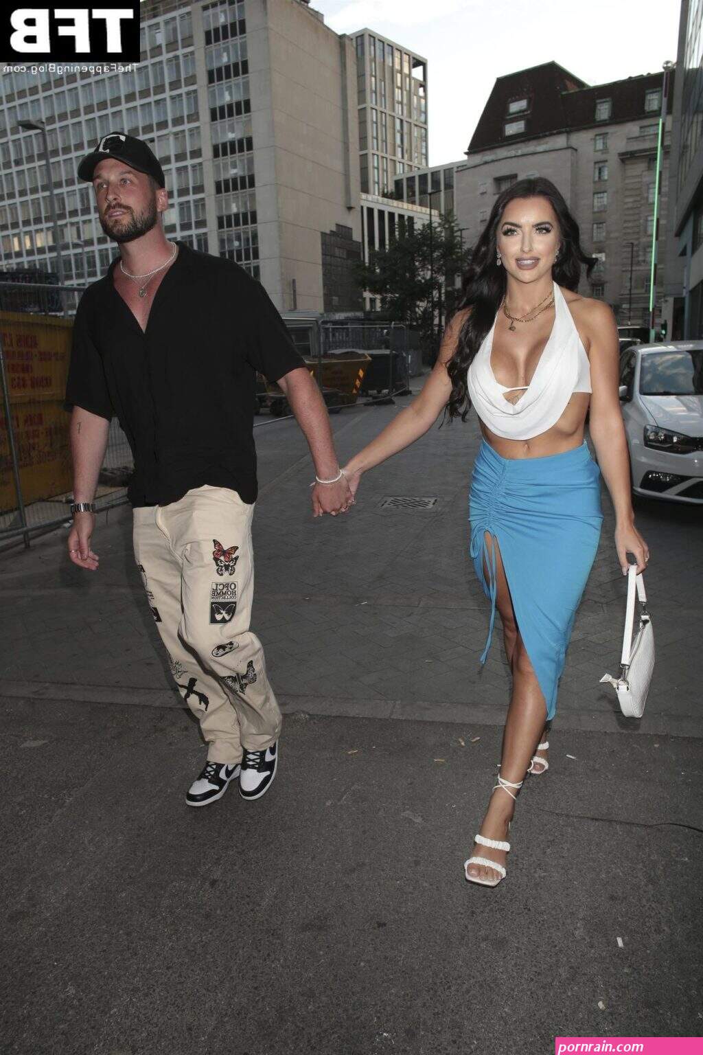 amy day flaunts her sexy tits in london