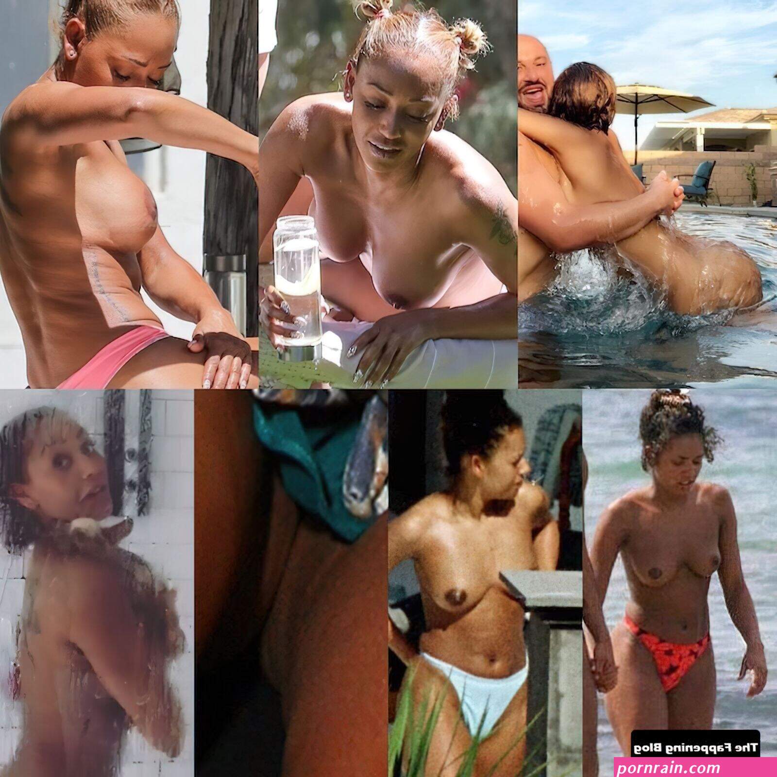 mel b christine crokos lesbian kisses