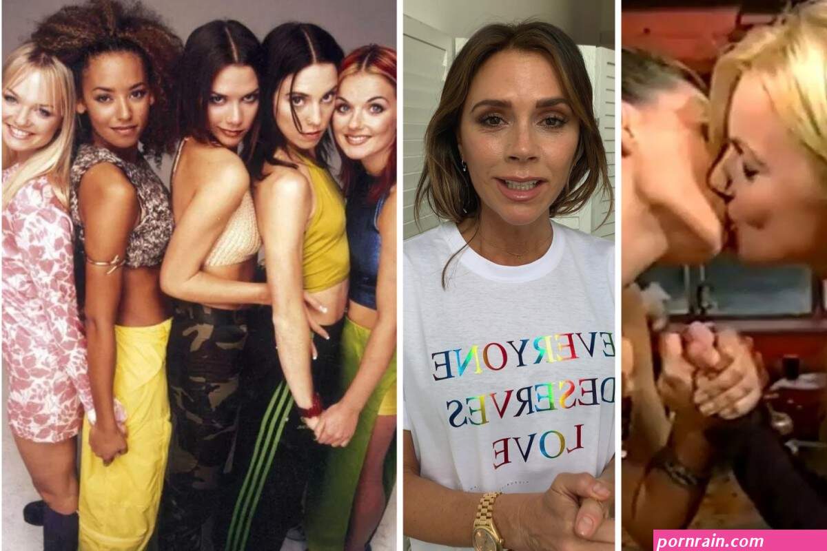 mel b christine crokos lesbian kisses