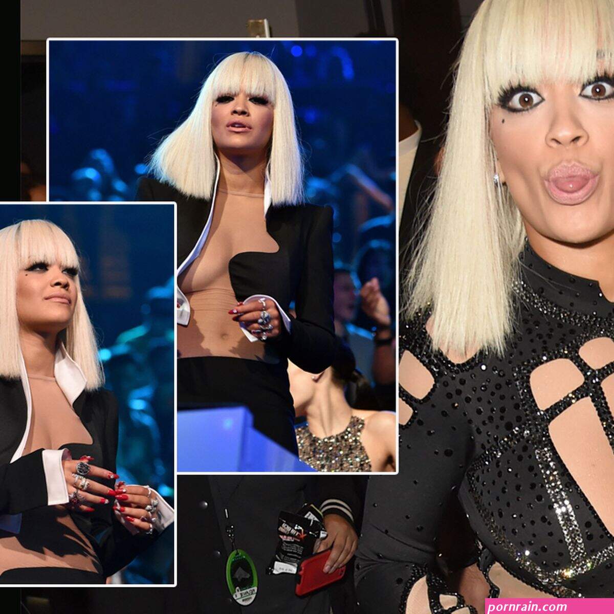 rita ora nipple slip