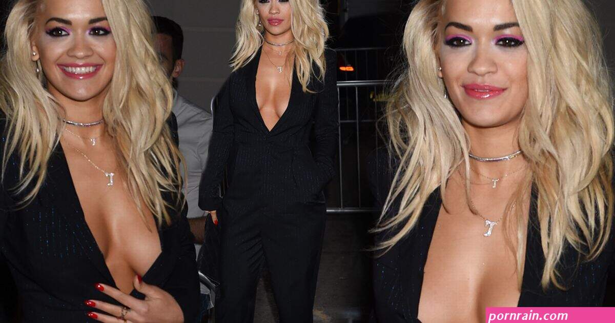 rita ora nipple slip