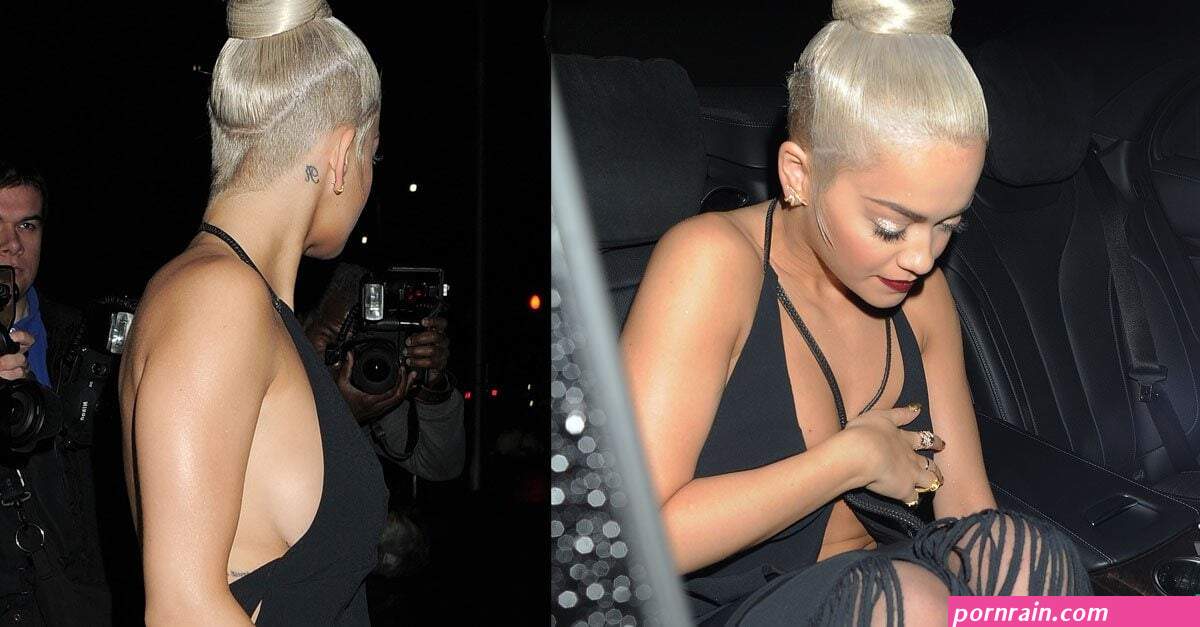 rita ora nipple slip