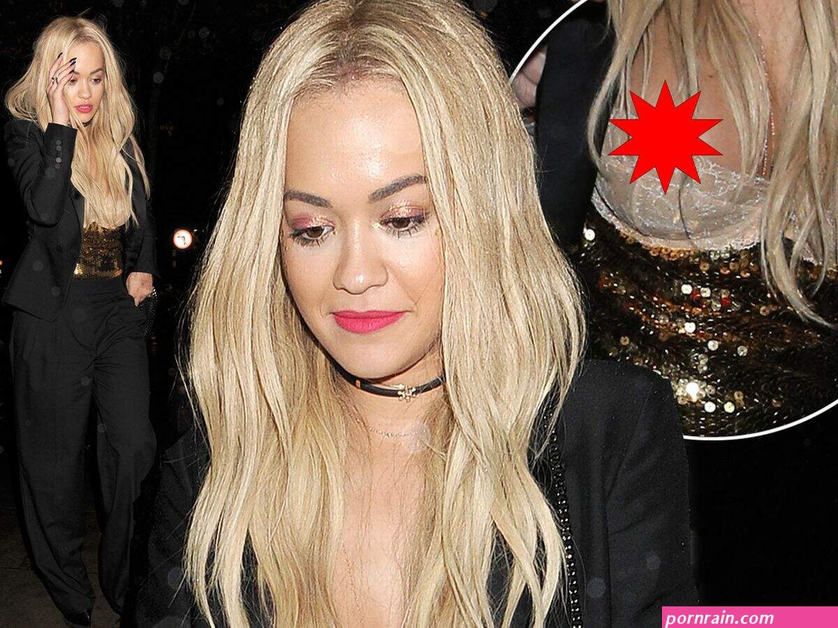 rita ora nipple slip