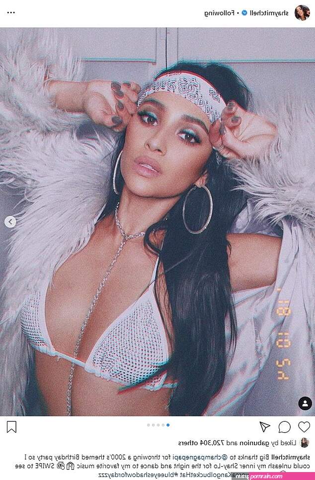 shay mitchell is seen partying at drakes billboards afterparty