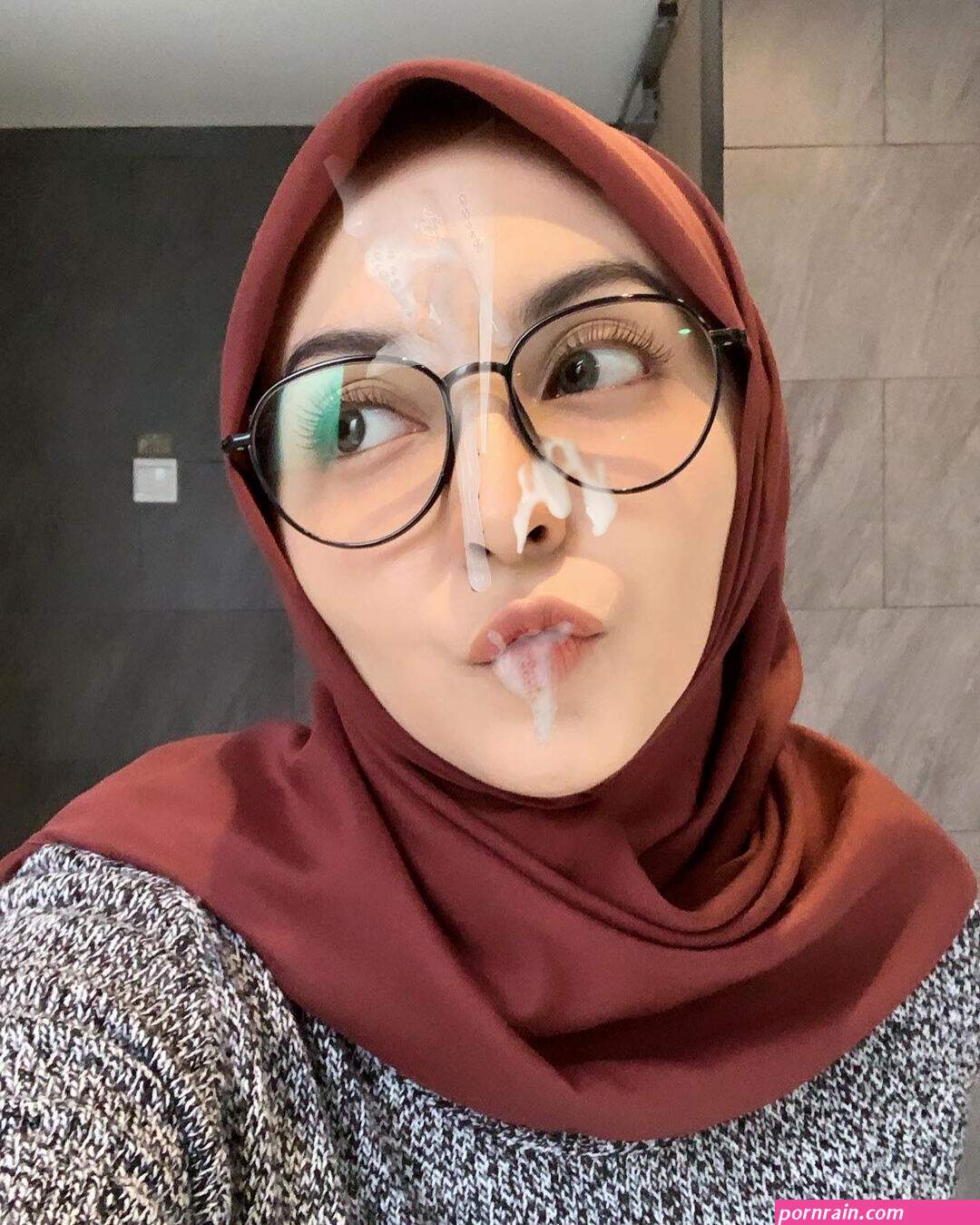 hijab bugil twitter