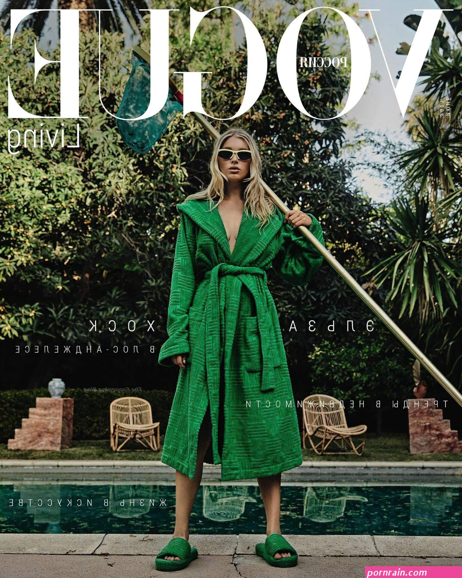 elsa hosk sexy topless vogue