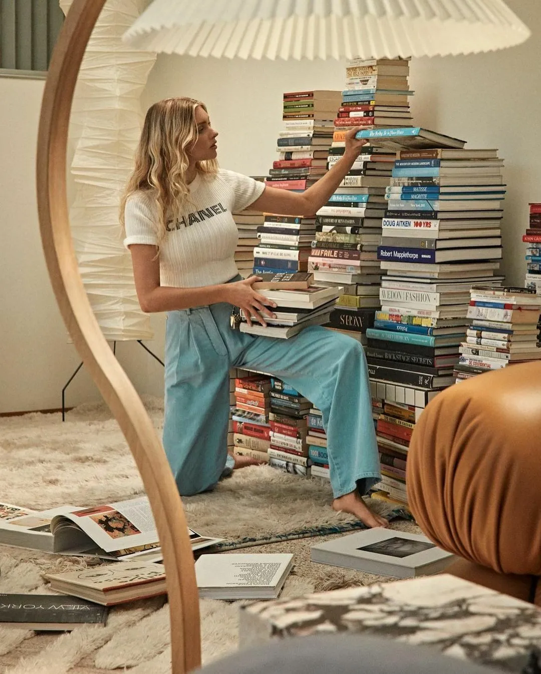 elsa hosk sexy topless vogue