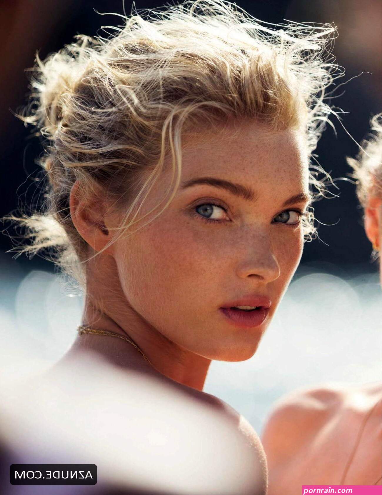 elsa hosk sexy topless vogue