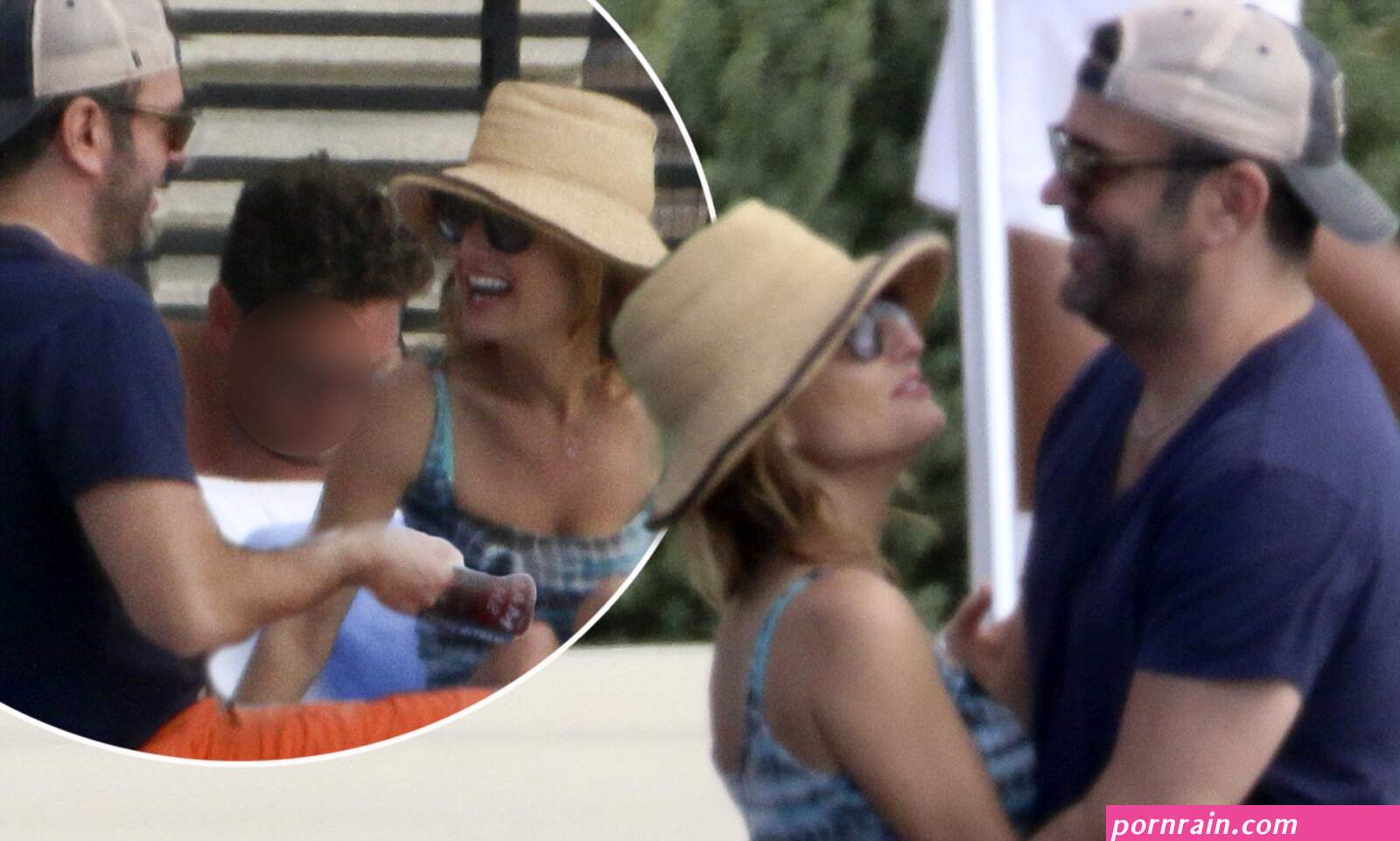 giada de laurentiis relaxes with shane farley on the beach in miami