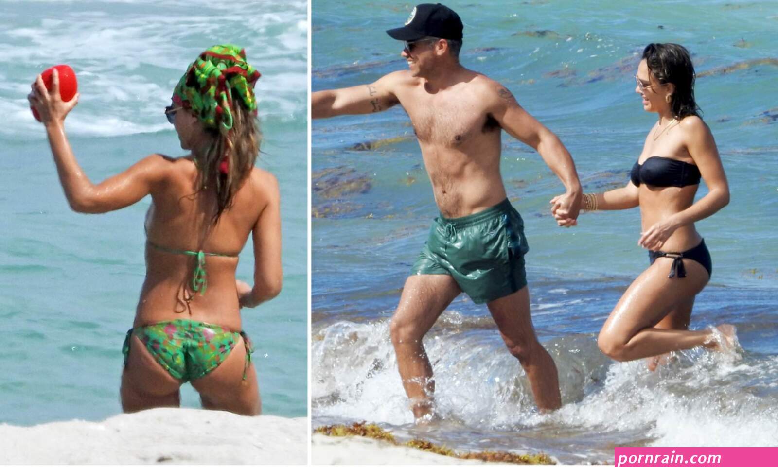 jessica alba soaks up the sun in miami with her husband cash warren