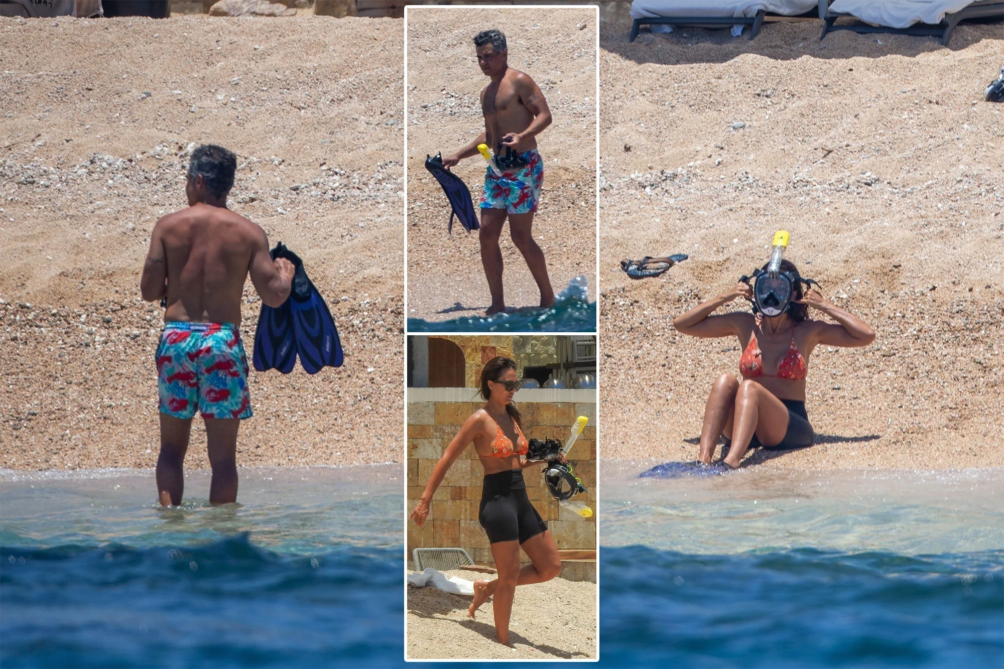 jessica alba soaks up the sun in miami with her husband cash warren