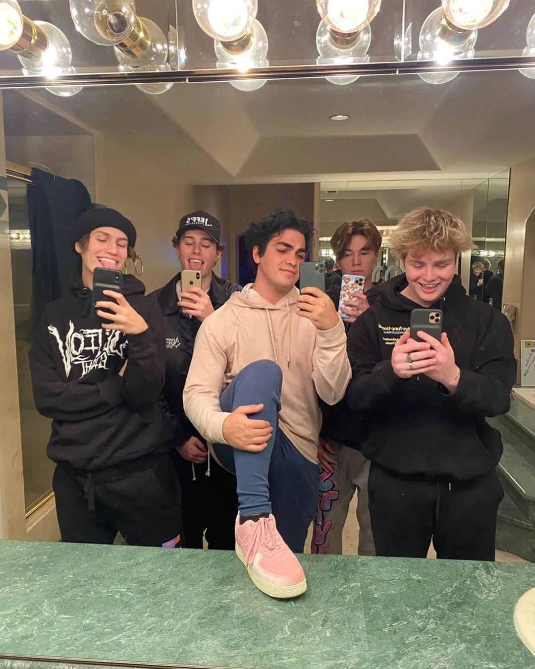 leggy addison rae steps out to celebrate chase lil huddy 19th birthday