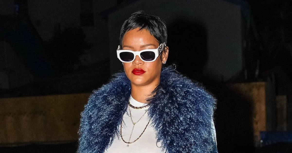 leggy rihanna brings her nostalgic style to dinner as she rocks a bold pixie cut