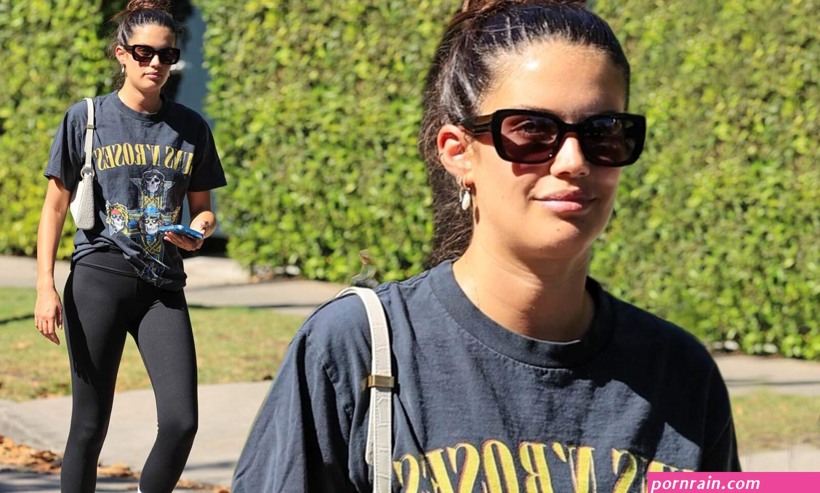 sara sampaio shows off her toned physique attending a pilates class