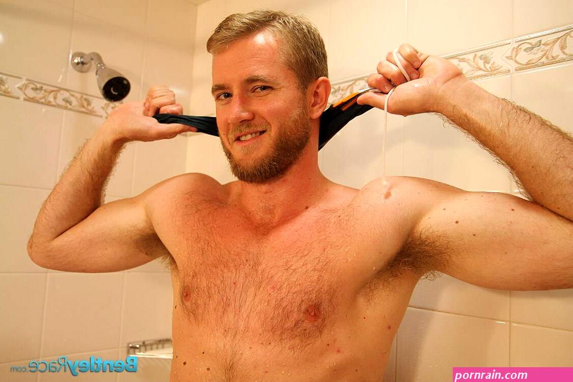 hunk shower cock shaven