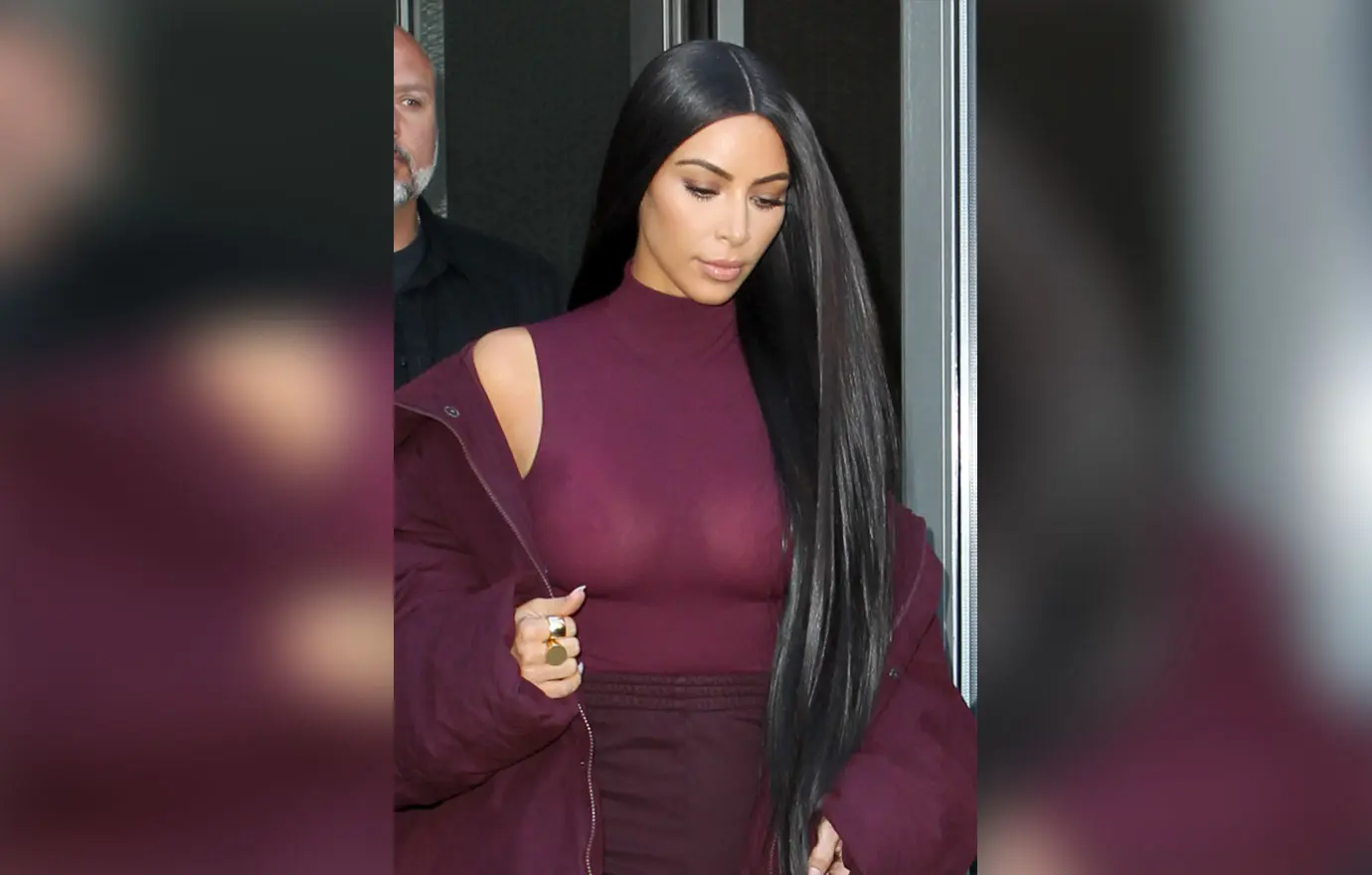 kim kardashian without bra