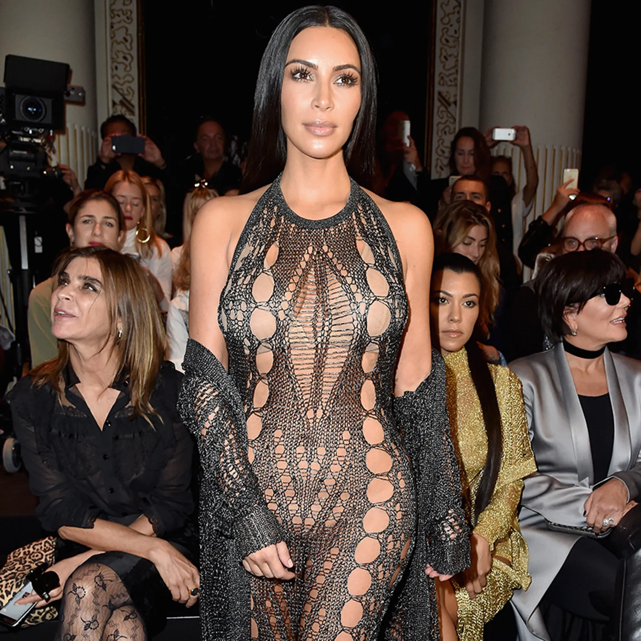 kim kardashian without bra