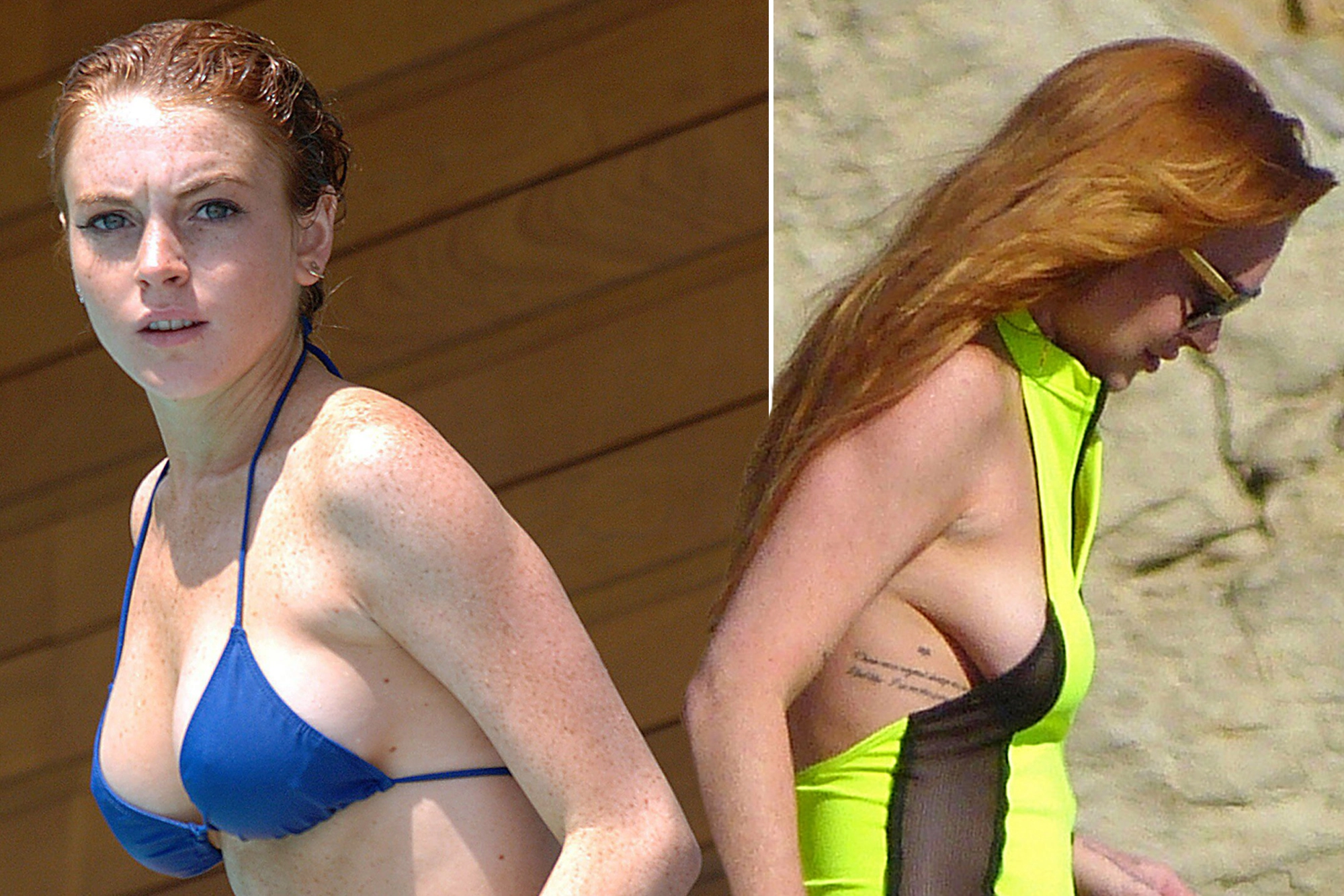 lindsey lohan boobs