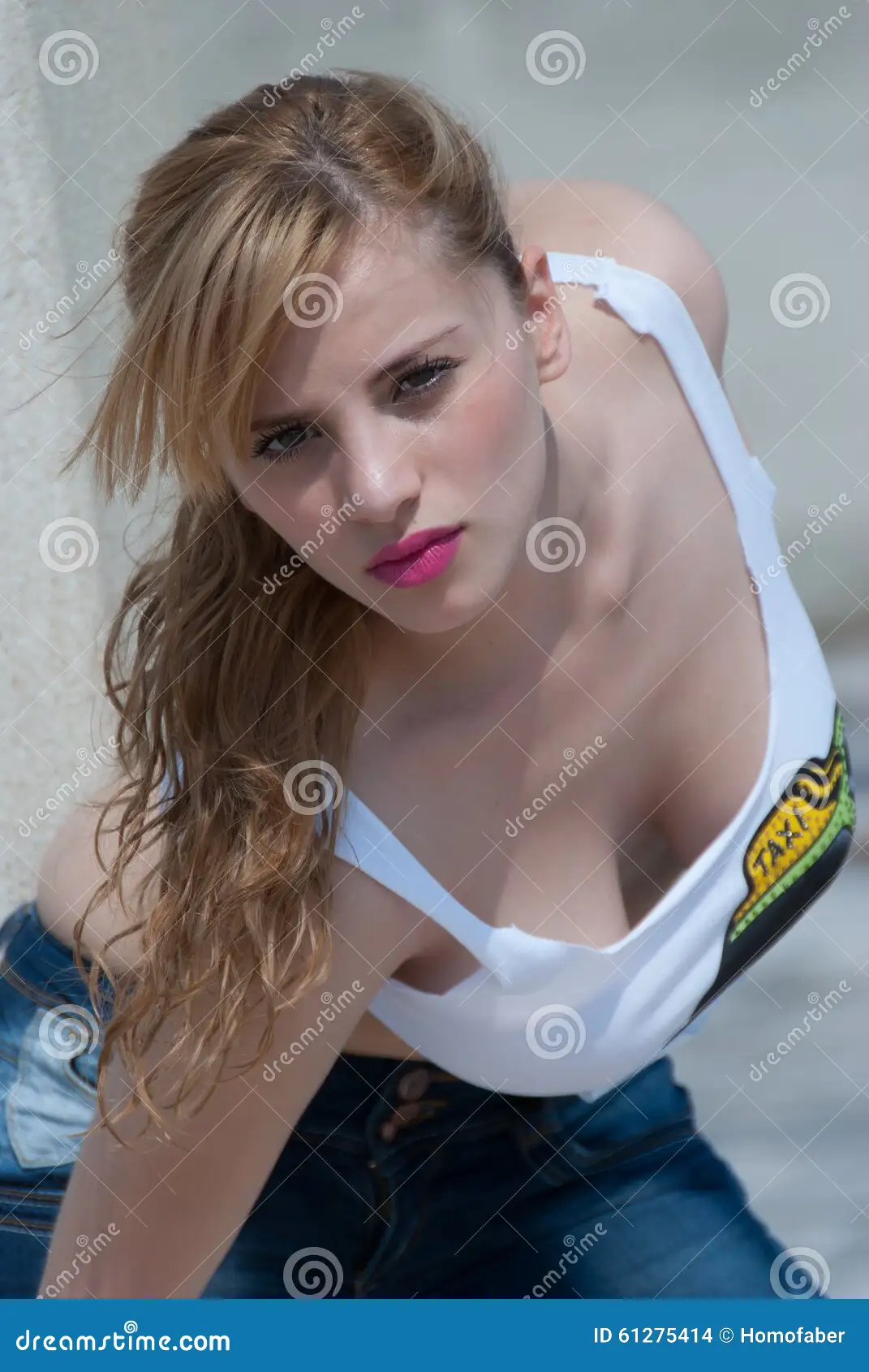 boobs against glass