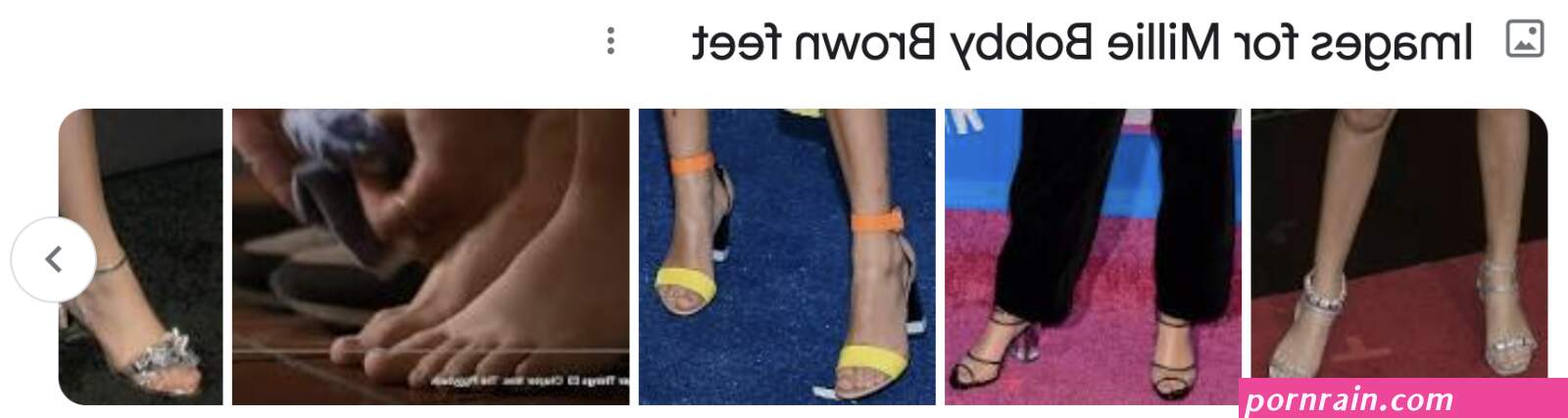 millie bobby brown feet