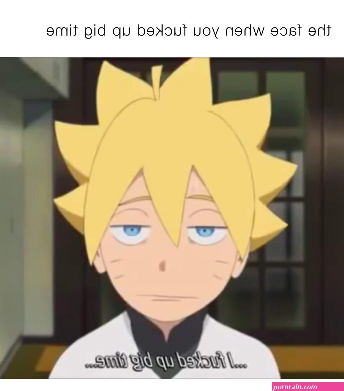 you fucked up my face