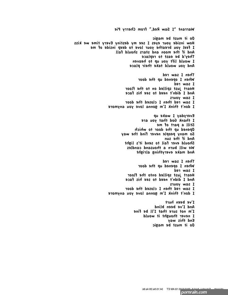 see red lyrics tata