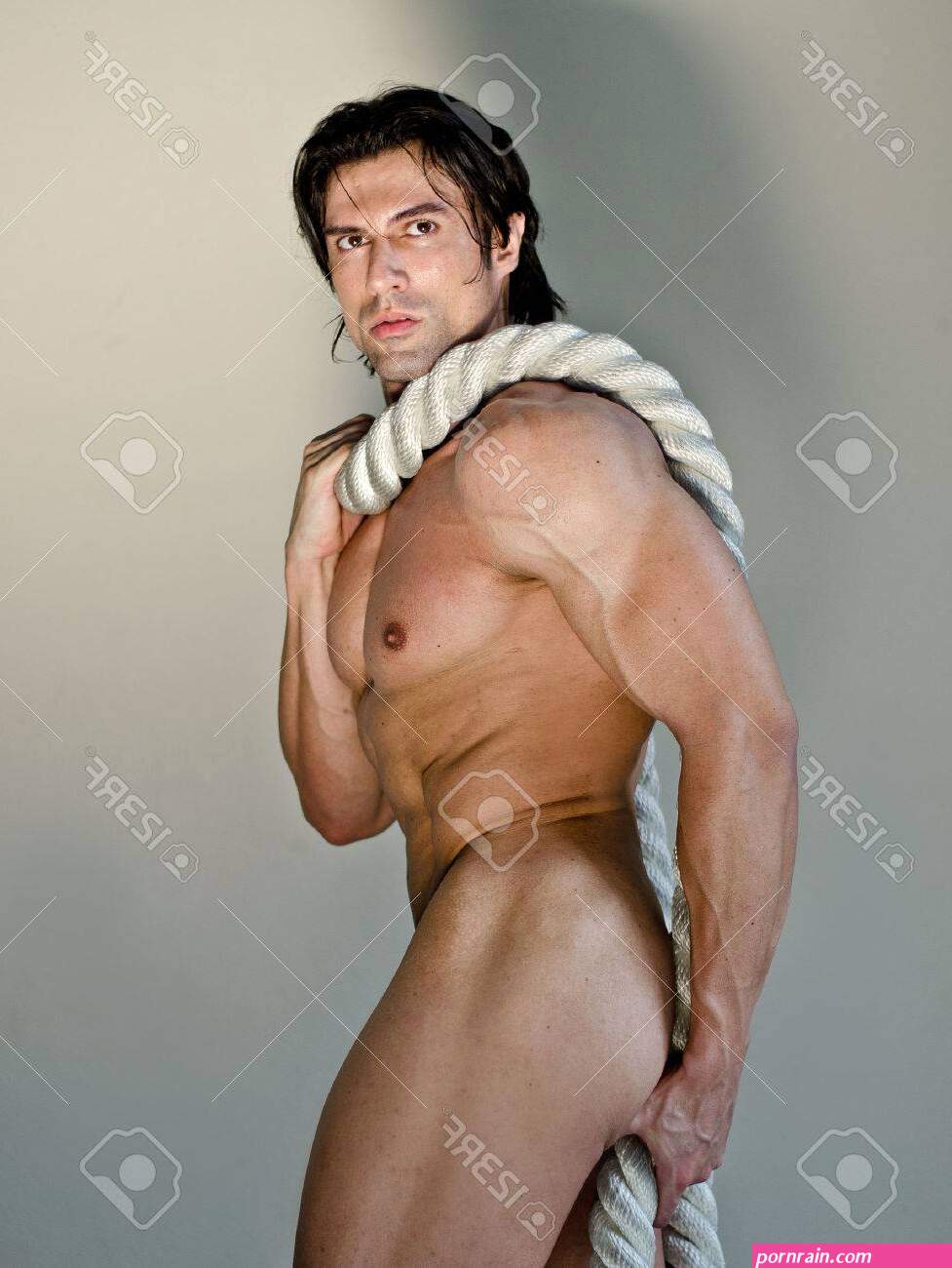 muscle nude man