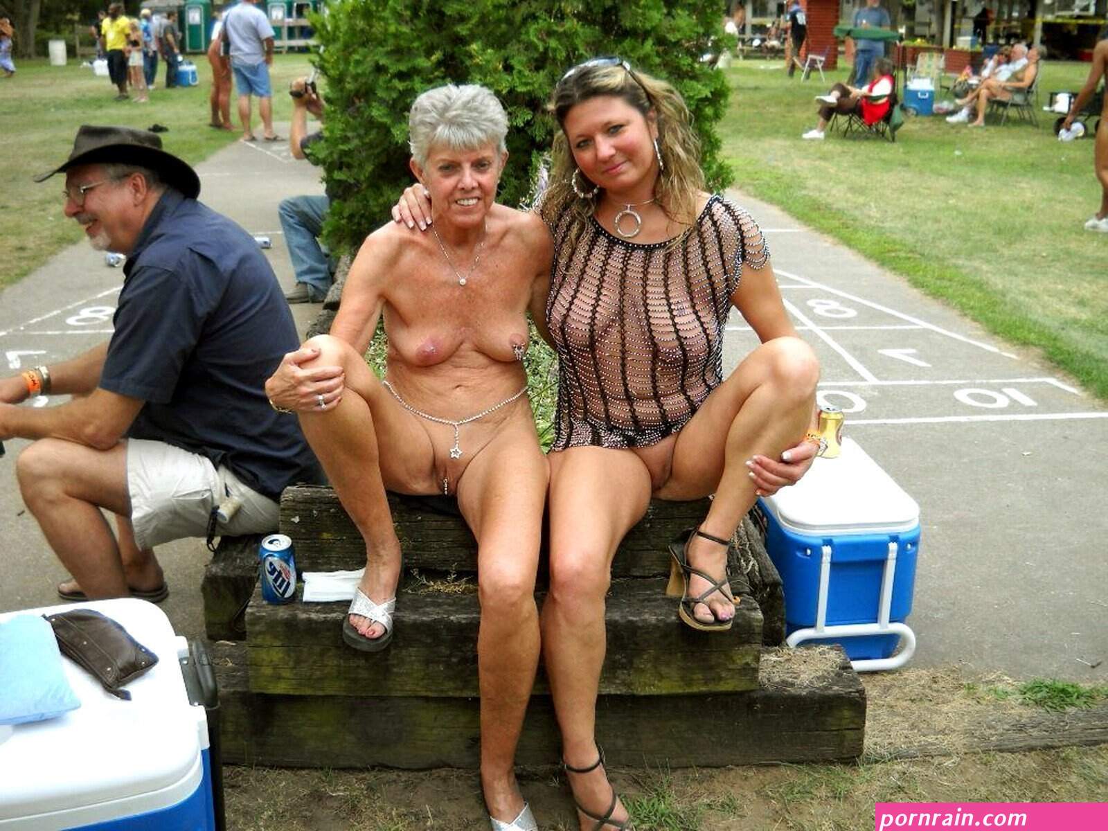 public women nude