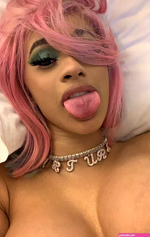 naked cardi b