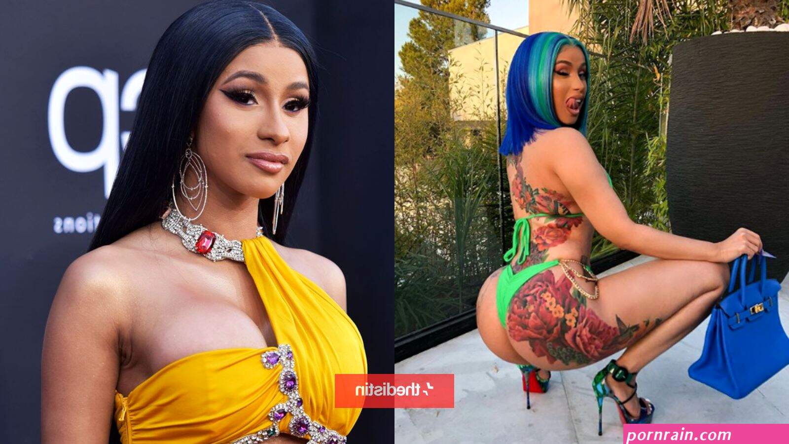 naked cardi b