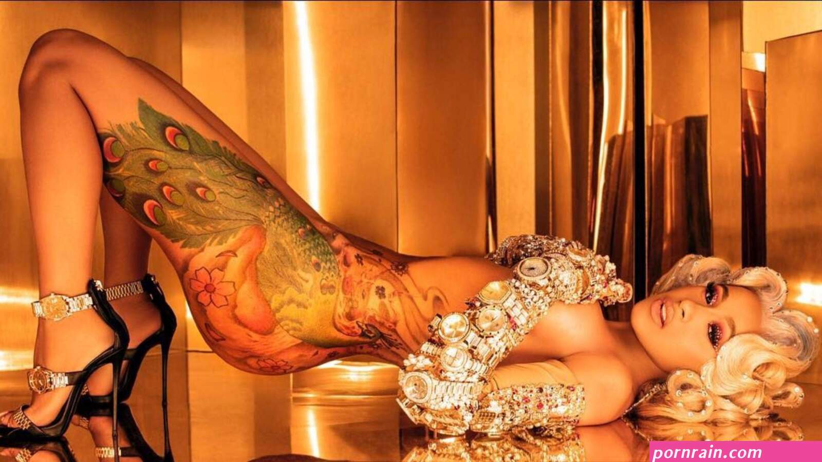 naked cardi b