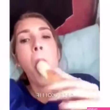 Banana deepthroat challenge