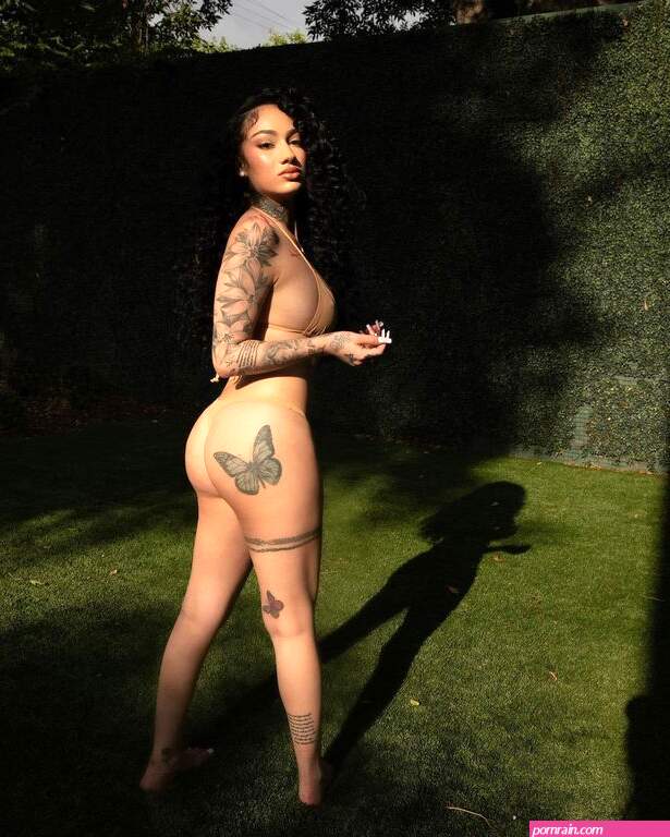 Bhad Bhabie fans beg 'where are your clothes' as she strips to nude  bodysuit