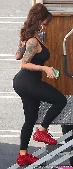 Amber Rose shows off her curves in sheer black leggings at Dancing With The  Stars | Daily Mail Online