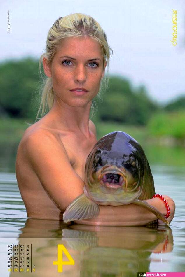 2017 Carponizer Carp Calendar shows naked and scantily-clad women holding  huge fish | Daily Mail Online