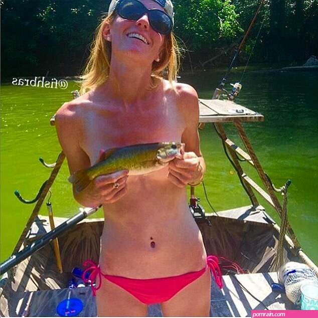 Topless female anglers pose with FISH covering their breasts as trend  sweeps Instagram | Daily Mail Online