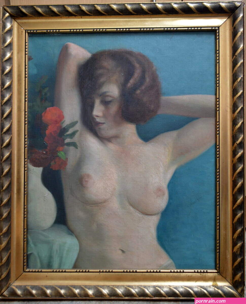 1920's Nude female oil painting