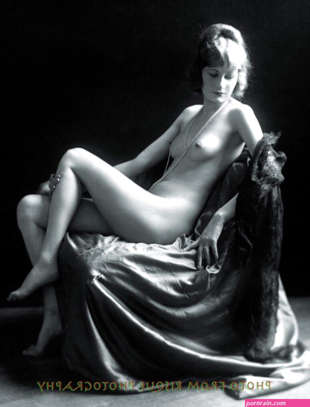 Nude Woman At Repose w/ Pearl 8.5x11 Photo Print Vintage 1920's Naked  Alden Gay | eBay