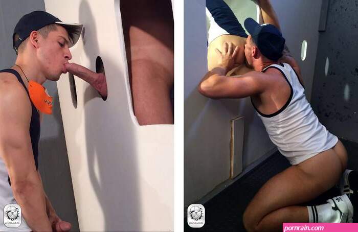 Gay glory hole man site