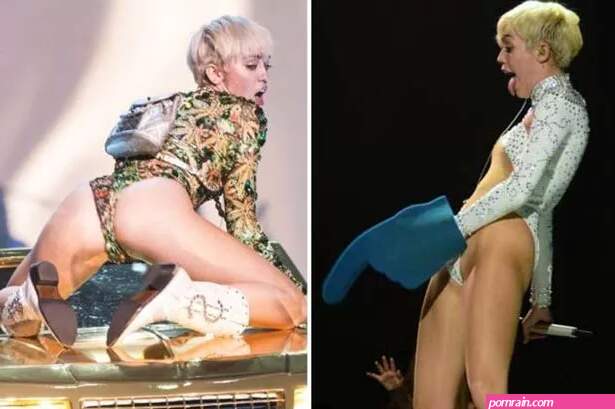 Queen of crude! Miley Cyrus bares booty and twerks like lap dancer on Bangerz tour